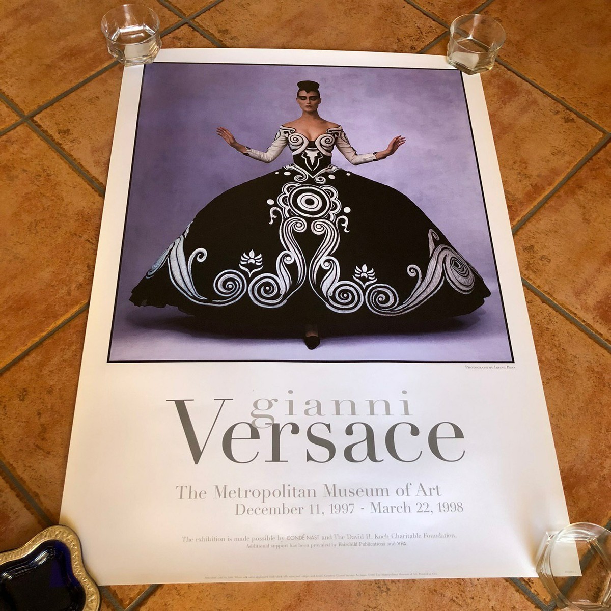 GIANNI VERSACE Poster The Metropolitan Museum of Art December 1997