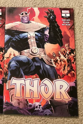 Thor #6 2nd Print Klein Thanos Hammer w Infinity Stones 2020 Comic NM