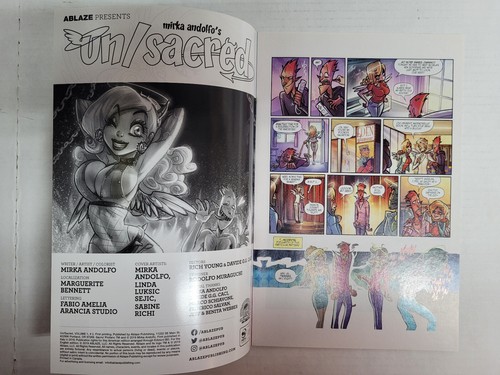 Un/Sacred vol. 1 #2 Mirka Andolfo B&W Sketch Variant Cover (D) ABlaze Media 2019 - Bild 14 von 20
