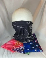 Lot of 4 Face Mask Balaclava Scarf Neck Fishing Shield Sun Gaiter UV Headwear A