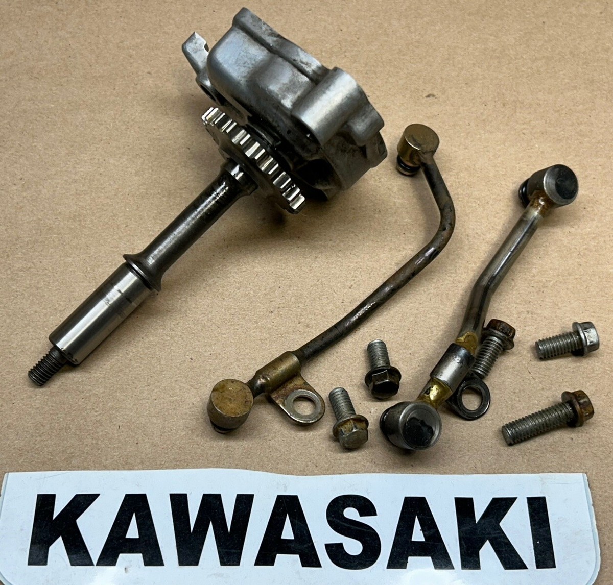 06-09 GENUINE KFX 700 KAWASAKI KFX700 OIL PUMP ASSEMBLY WITH OIL