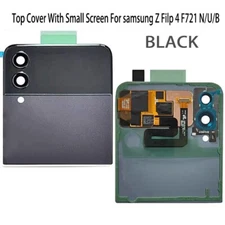 Back Cover Rear Door Housing with Small LCD Screen For Samsung z flip 4 F721