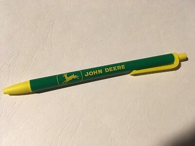 John Deere ~ Ball Point Advertising Pens ~ Old Leaping Deer Logo