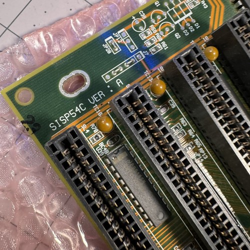 Vintage Motherboard SiSP54C VER A Socket 5 SiS 85C501/502/503 PCI ISA RETRO PC - Picture 10 of 24