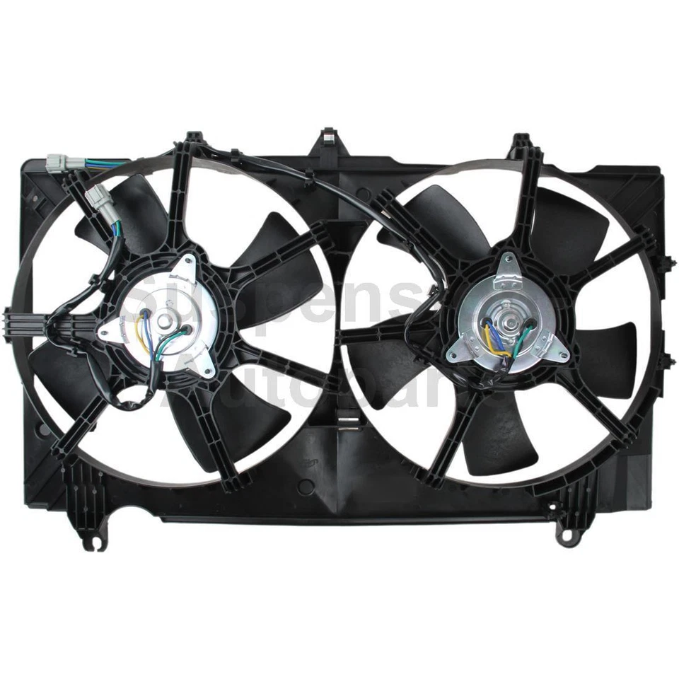 Ventilador de radiador y condensador doble TYC para Nissan 350Z_SU 2007 2008 Foto 3 de 4