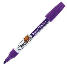 12 Thornton's Oil-Based Paint Marker For Tire Tread Rubbers Medium Point Purple