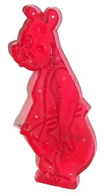 VINTAGE 1956 BARNEY BEAR MGM CARTOON CHARACTER VINTAGE RED FIGURAL COOKIE CUTTER