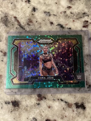 2024 Panini WWE Prizm Undercard Cora Jade Green Disco Parallel 12/49 SP
