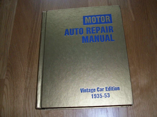 Motor Auto Repair Manual Vintage Car Edition 1935-53 Ford Chevy Dodge Plymouth