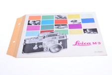   LEICA M M3 CAMERA ORIGINAL PRODUCT GUIDE BROCHURE DUTCH 122
