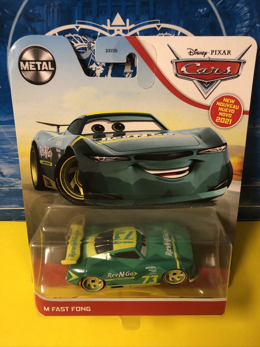 PSA10DisneyLorcanaMickeyMouseエンチャンテッド770 Disney Pixar Cars METAL SERIES M FAST FONG REV-N-GO NEXT GEN