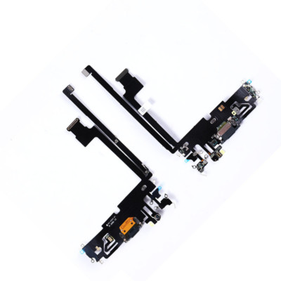 OEM  Charging Port Dock Flex Cable Mic Replacement for iPhone 12 Pro Max Blue