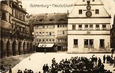 Old postcard AK Rothenburg - Meistertrunk - Photo Postcard GERMANY (918589)