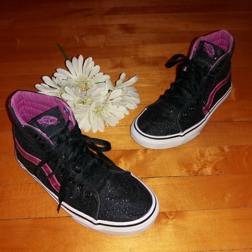 pink sparkly vans high tops