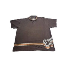 Vintage Y2k Enyce Polo Shirt 5X Short Sleeve Brown