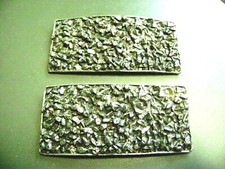 VINTAGE SIGNED MUSI DARK SILVER FLOWER AND LEAF SHOE CLIPS- PATENT PENDING