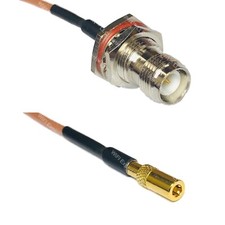 RG316 RP-TNC FEMALE BULKHEAD to SSMB Female RF Cable Rapid-SHIP LOT