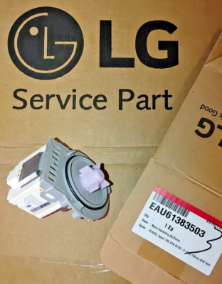   LG EAU61383503 BRAND NEW *OEM* AC MOTOR WATER PUMP ASSLY, MULTIPLE MODELS
