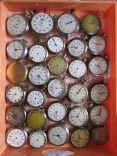 Ersatzteile Vintage TASCHENUHREN JUNGHANS CYMA INGERSOLL MOERIS POCKETWATCHES