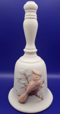 Red Cardinal Ceramic Bisque Hand Painted Collectible Cardinal Bell | eBay