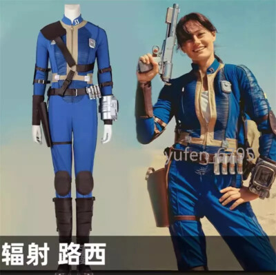 Fallout Lucy Cosplay Costume Jumpsuit Outfit Women's Bodysuit Suit Uniform 1PC