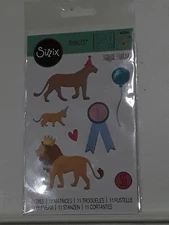 Sizzix Thinlits 663364 Party Cats 11 die set by Sophia Guilar. NIP