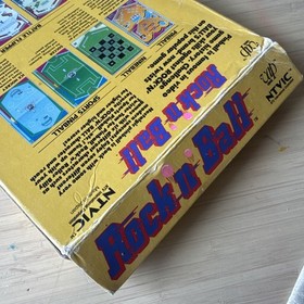 Rock 'n' Ball (Nintendo Entertainment System, 1990) NES Box Game Foam