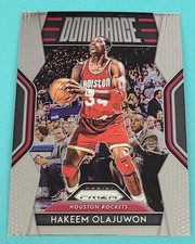 2018-19 Prizm Dominance #22 Hakeem Olajuwon Houston Rockets BASKETBALL Card Q3