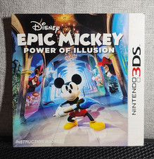Epic Mickey Power of Illusion - Insert Art Only - Nintendo 3DS