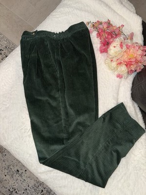 David Brooks Green Corduroy Pants Size 8