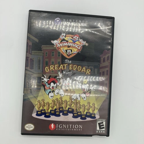 Animaniacs The Great Edgar Hunt (Nintendo GameCube, 2005) No Manual - Tested