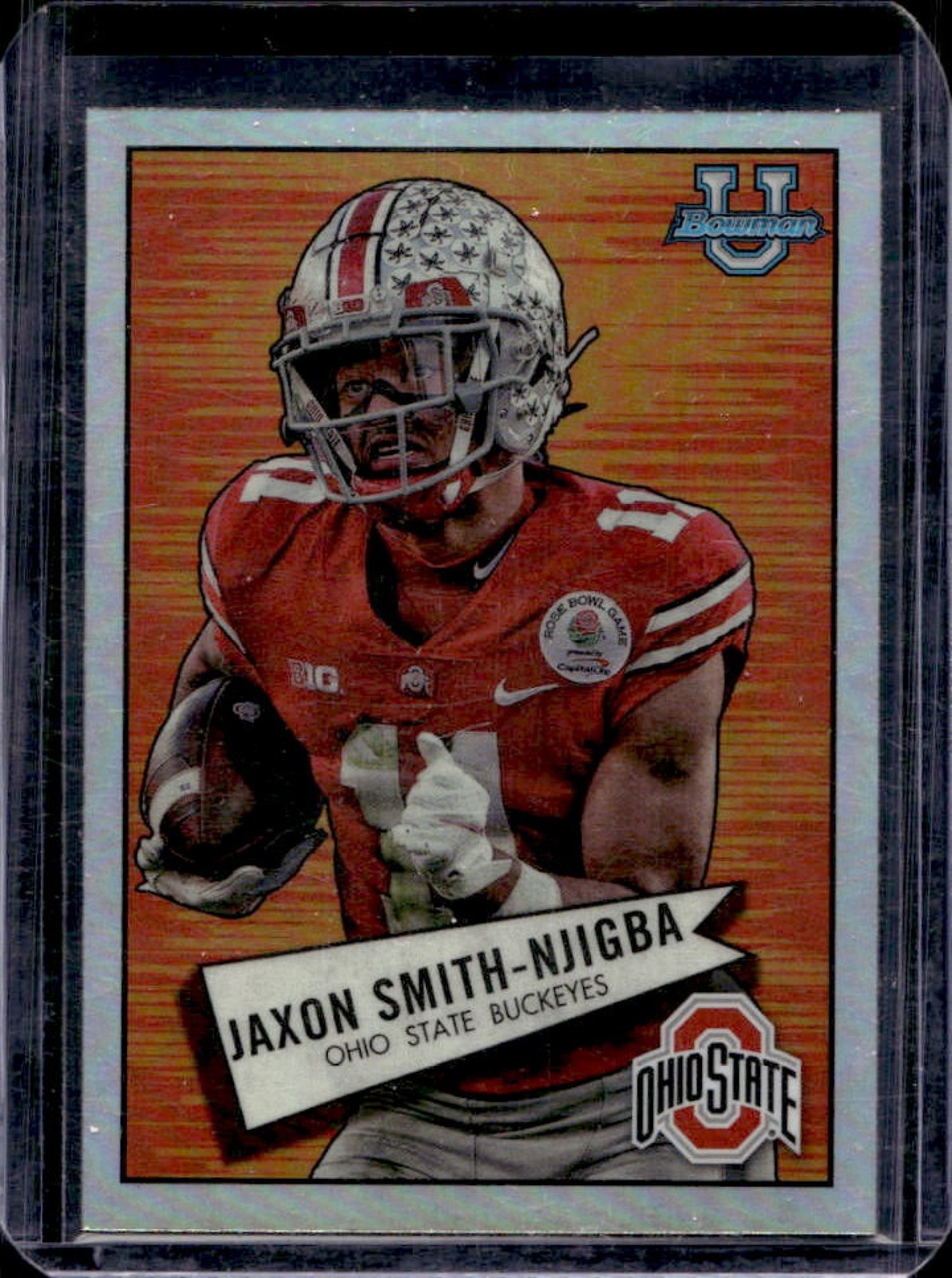 2022 Bowman Chrome U Jaxon Smith-Njigba 1952 RC #52BF-11 Buckeyes