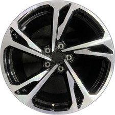Rear Audi Machined Black E-TRON GT OEM Wheel 20” 2022-2024 Rim Original 12113A