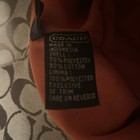 Vintage Y2K Coach Monogram Bucket Hat Beige Tan Size P/S — photo 3