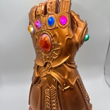 Marvel Avengers Infinity Gauntlet Light Up Glove Thanos Bronze Prop Replica