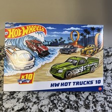 Toy Trucks 10-Pack, Set of 10 Die-Cast 1:64 Scale Utility, Racing  Other Pic...