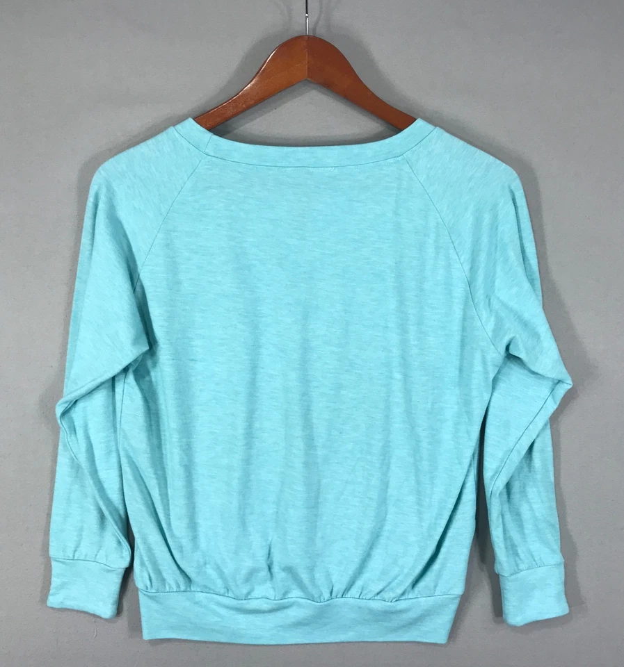 Sugar & Bruno Shirt Youth One Size Blue Tap Dance Pullover Long Sleeve Thumbhole - Image 2 of 4