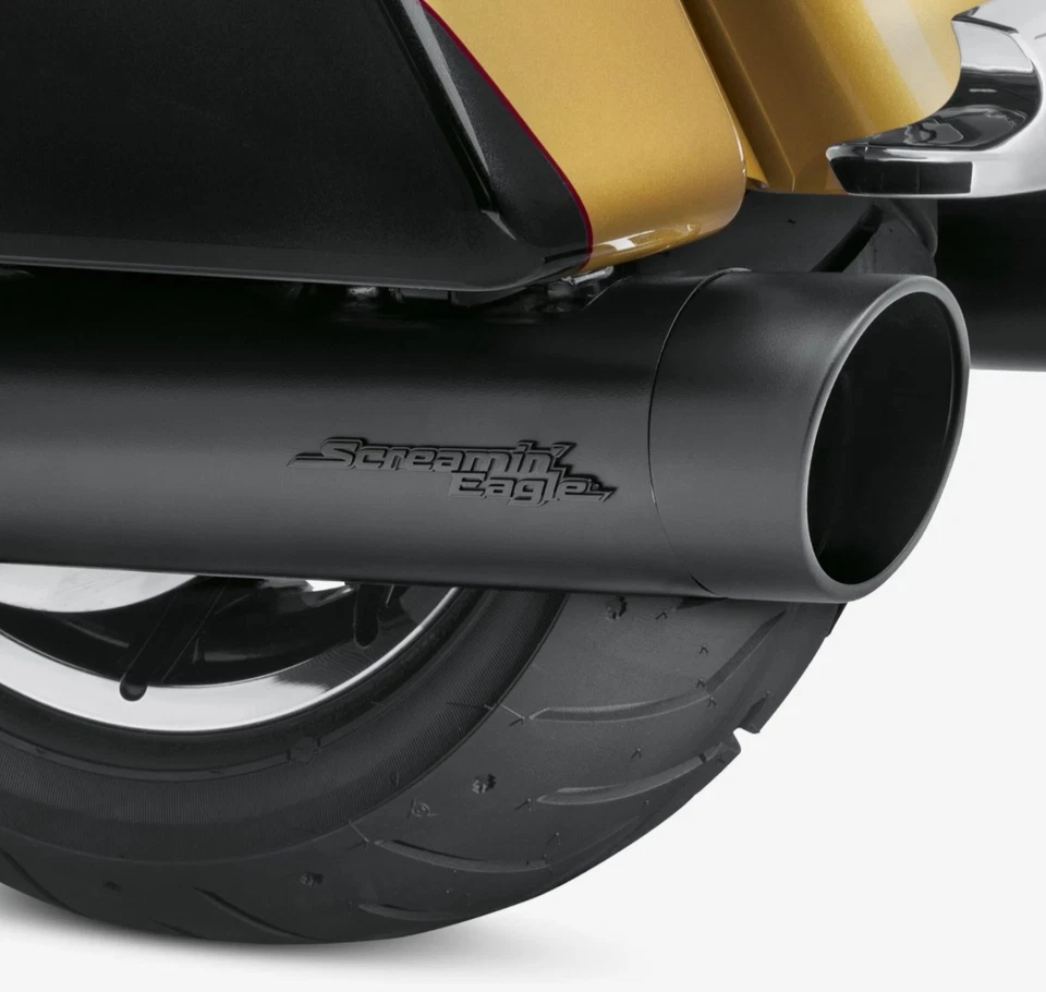 NUEVAS tapas de extremo Screamin’ Eagle romas para arriba/abajo/exterior, negro satinado, 4,5”, 65100084* Foto 2 de 4