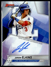 2025 Bowman's Best #B25-JE Jaron Elkins Best of 2025 Autographs