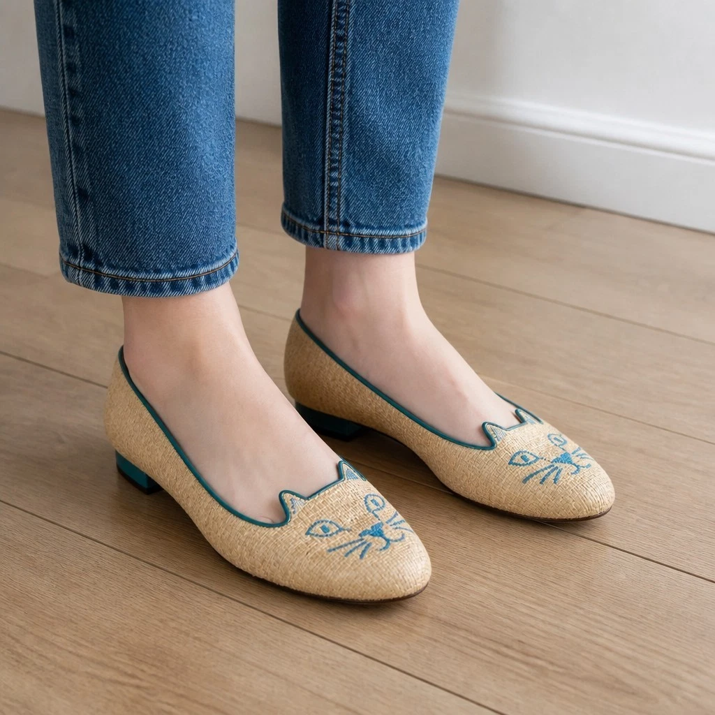 Women's Charlotte Olympia Kitty Flats for sale | eBay
