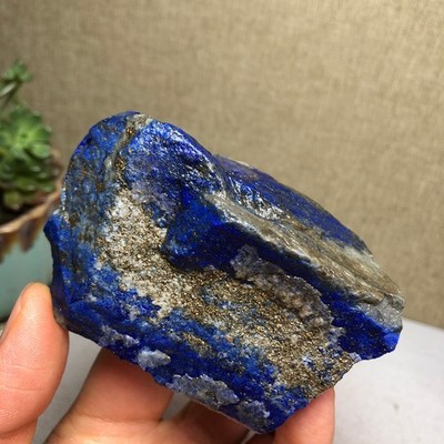 Natural Rough Lapis Lazuli original Crystal uncut Gemstone Mineral 226g A4426