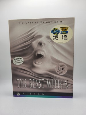THE BEAST WITHIN  Sierra PC Big Box Gabriel Knight 