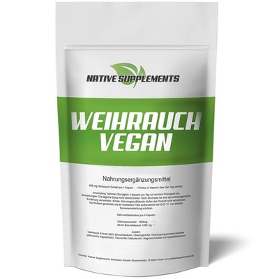 Weihrauch Kapseln hochdosiert vegan rein Boswellia Serrata Extrakt Multivitamin