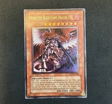 Horus, The Black Flame Dragon Lv 8, SOD-EN 008/ 1st Edition Ultimate Rare