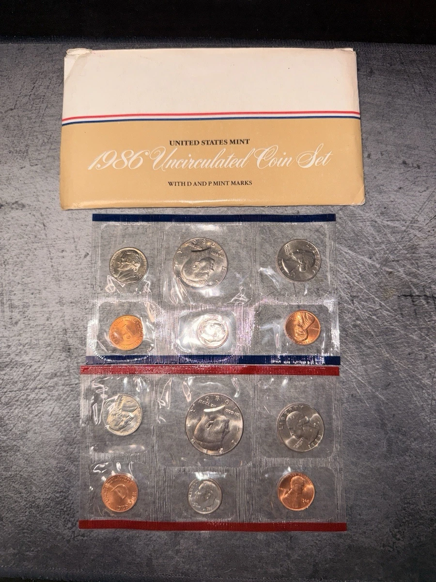 Uncirculated 1986 US Coin Mint Sets for sale | eBay