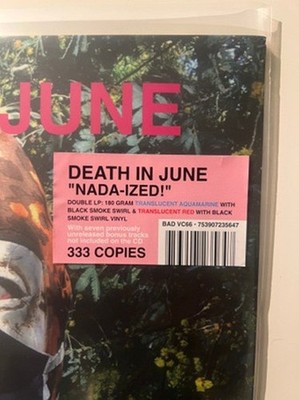 Death In June   Nada-Ized 2 x LP COLORED Vinyl Album - SEALED NEW IMPORT RECORD