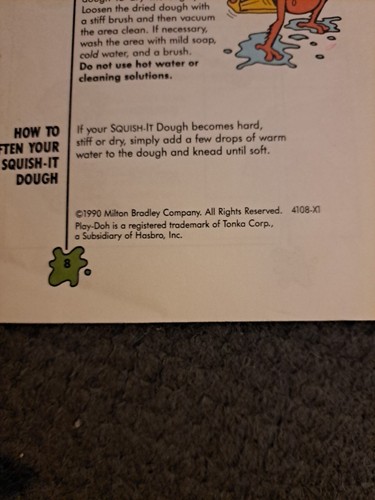 Juego de mesa Splat 1990 piezas de repuesto instrucciones de colección buen usado - Imagen 5 de 5