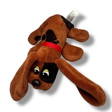 2021 Basic fun inc brown dog plush stuffed animal toy 8"