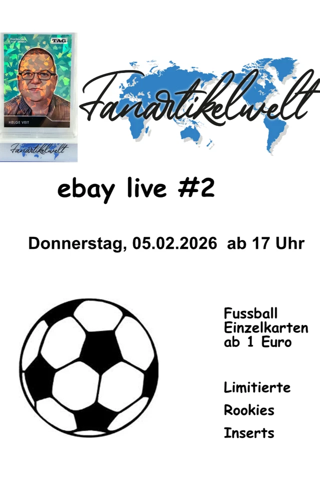 Fussball Einzelkarten ab                1 Euro + Versandkostenfrei !!