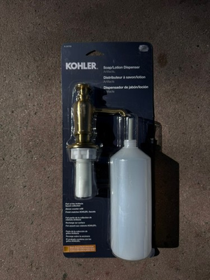 #ad #ad Kohler Artifacts K 35759 2MB Kitchen Counter Sink Soap Dispenser Moderne Brass $85.00